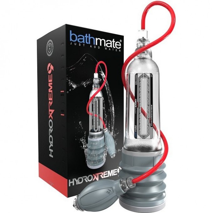 Гидропомпа BATHMATE HYDROXTREME9 прозрачная BM-HX9-CC