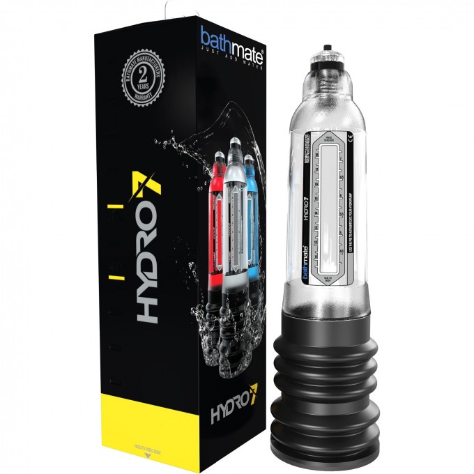 Гидропомпа BATHMATE HYDRO7 CRYSTAL прозрачная BM-H7-CC