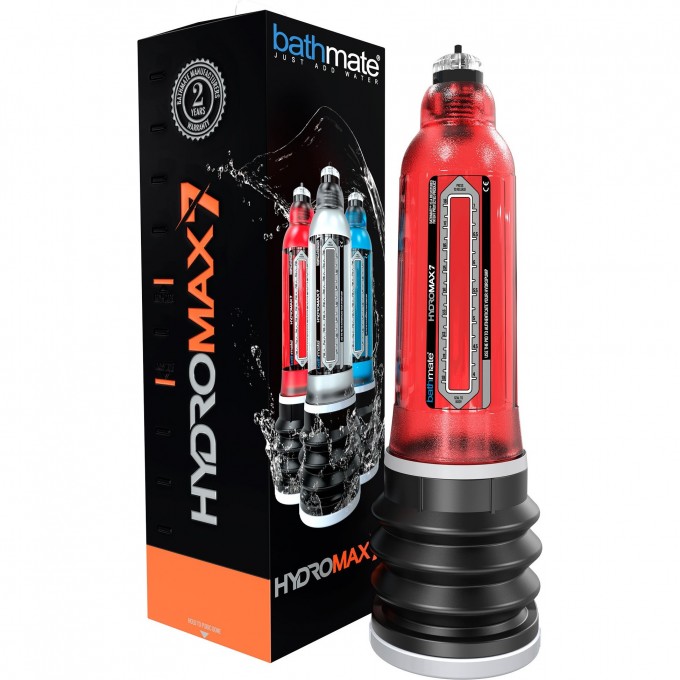 Гидропомпа BATHMATE HYDROMAX7 BRILLIANT красная BM-HM7-BR