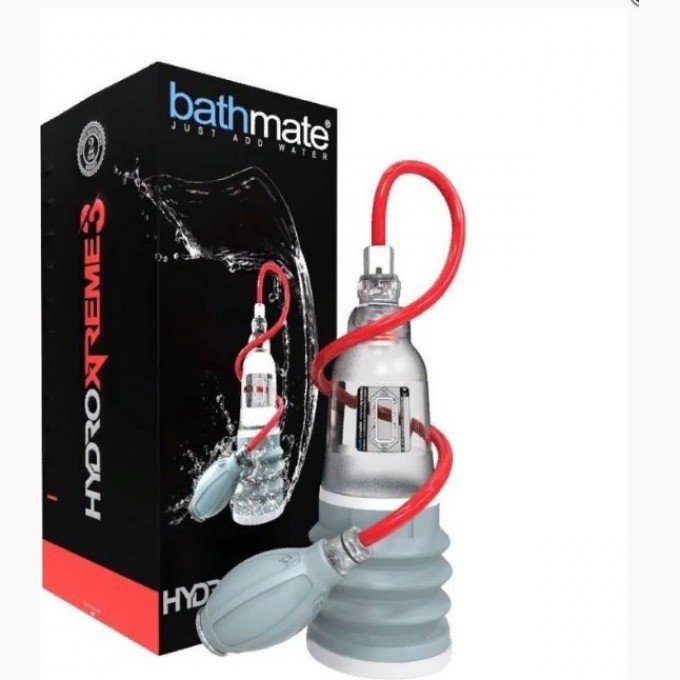 Гидропомпа BATHMATE HYDROXTREME3 прозрачная BM-HX3-CC