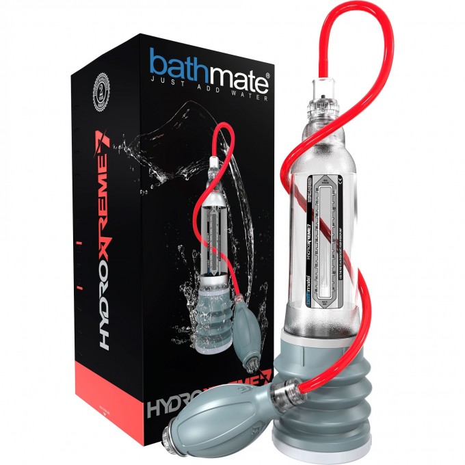 Гидропомпа BATHMATE HYDROXTREME7 прозрачная BM-HX7-CC
